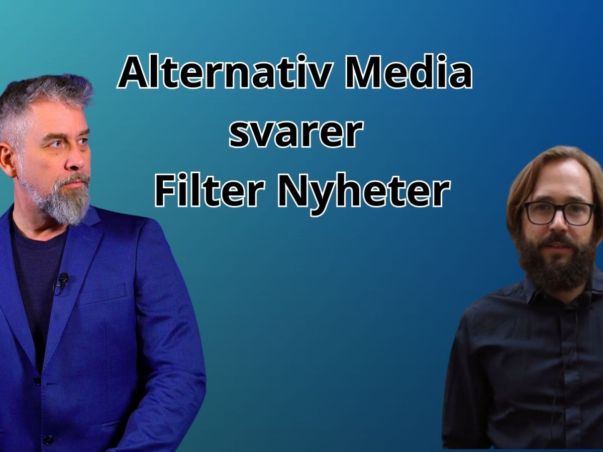 Alternativ Media svarer p&aring; Filter Nyheters tilbud om&nbsp;im&oslash;teg&aring;else